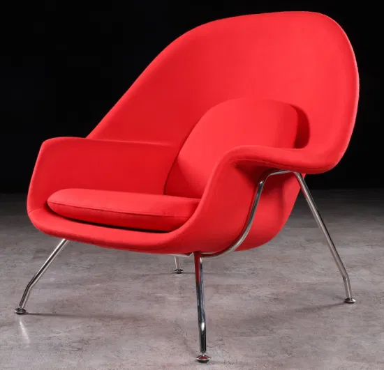 Replica Miller Wohnzimmer-Lederpolsterung Rotary Iconic Interiors Lounge Chair mit Fußstütze