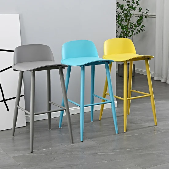 Senchu ​​Hersteller leichter Gartenstuhl PP-Bein weiße Küchenstühle Kunststoffstühle für Wohnzimmer skandinavischer Stuhl Großhandel
